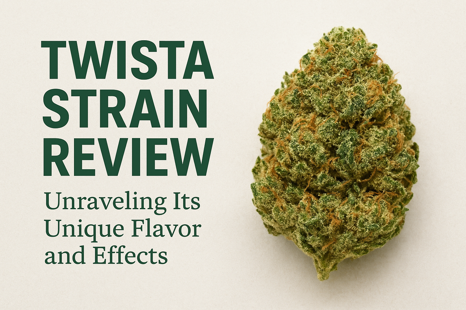 Twista Strain Review: Unraveling Its Unique Flavor and Effects