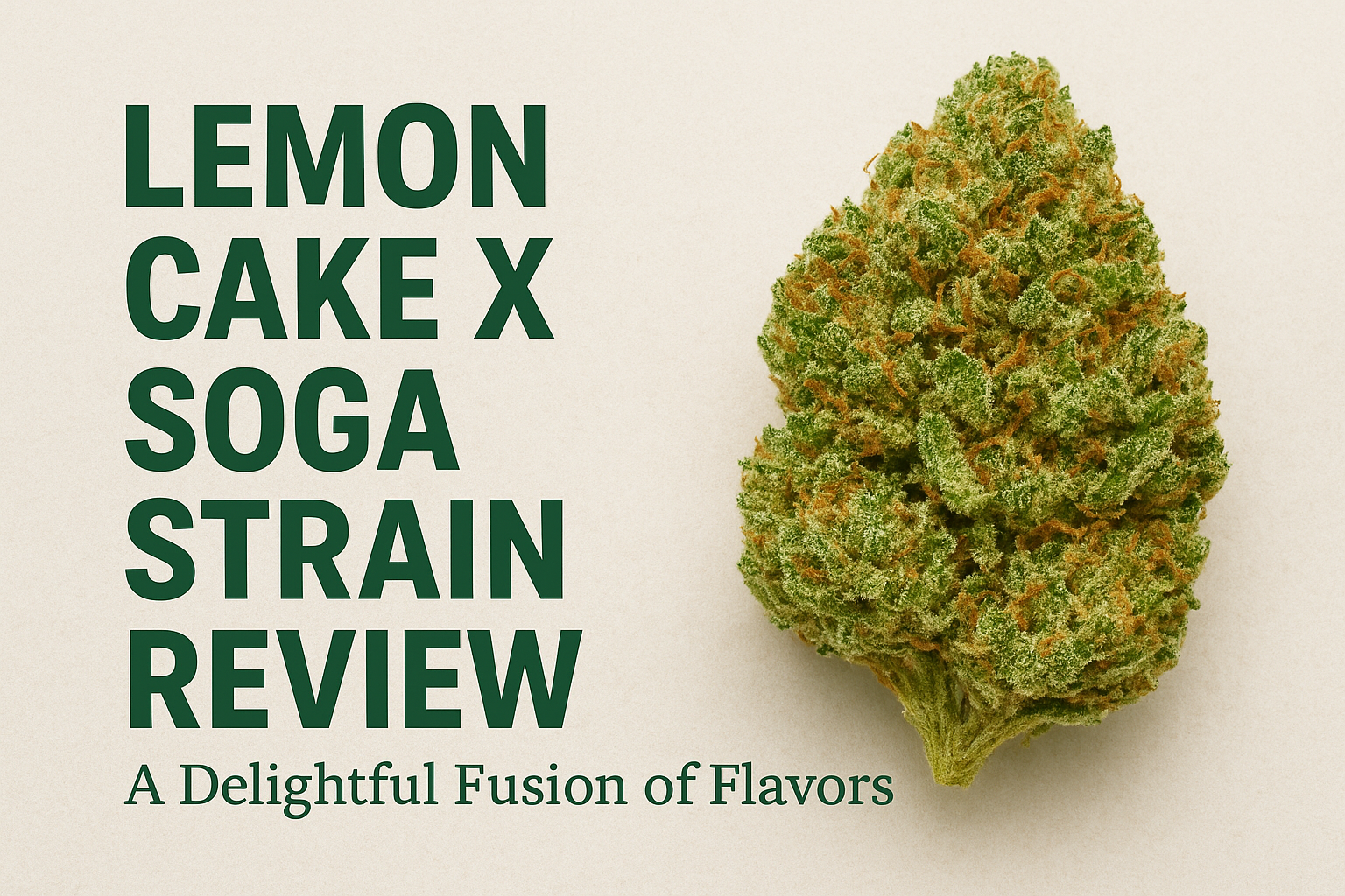 Lemon Cake x SOGA Strain Review: A Delightful Fusion of Flavors