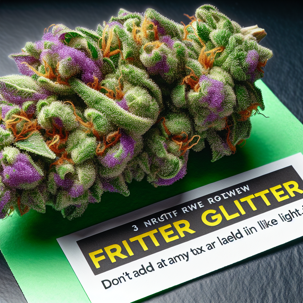 Fritter Glitter Strain Review: Unveiling Its Unique Characteristics