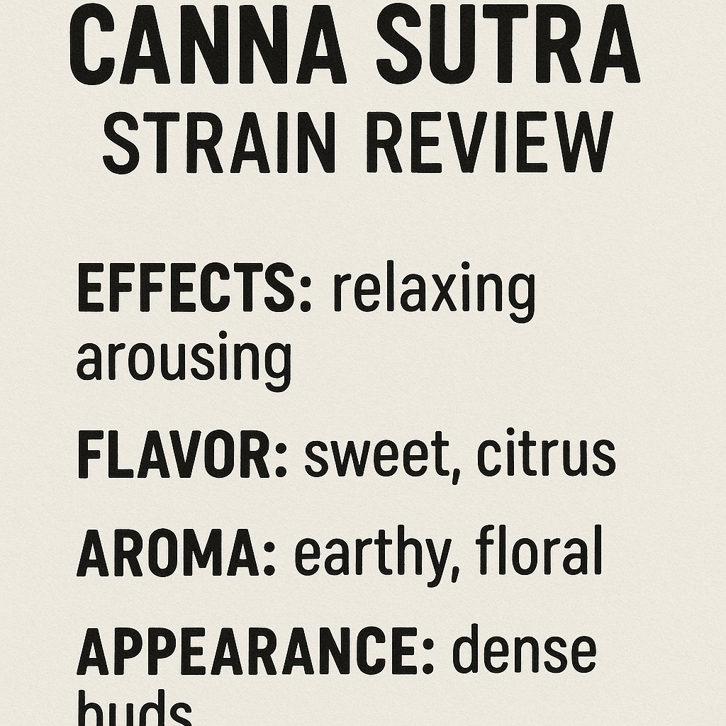 CannaSutra Strain Review: Unveiling the Perfect Balance of Relaxation and Sensuality