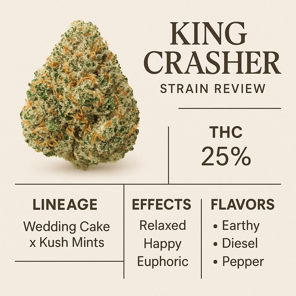 King Crasher Strain Review: A Detailed Look at Flavor, Effects, and Potency
